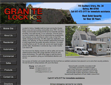 Tablet Screenshot of granitelock.com